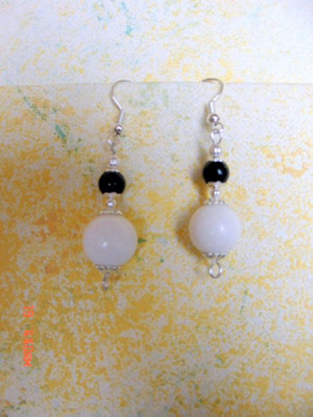 064thBlue gold stone, white coral