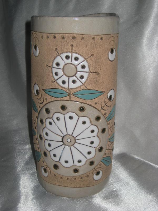 vase from clay šamotinis