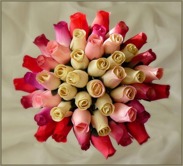 Wooden rose