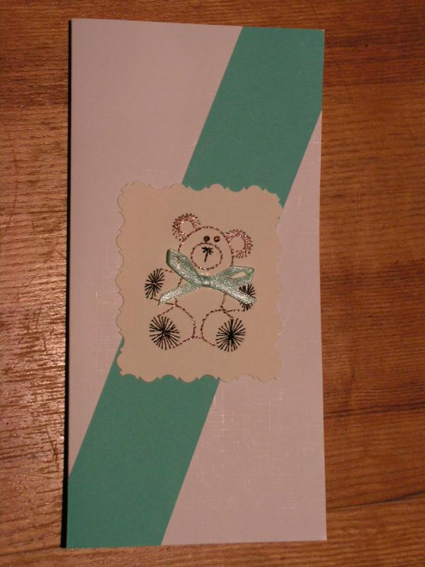 Postcard " teddy bear "