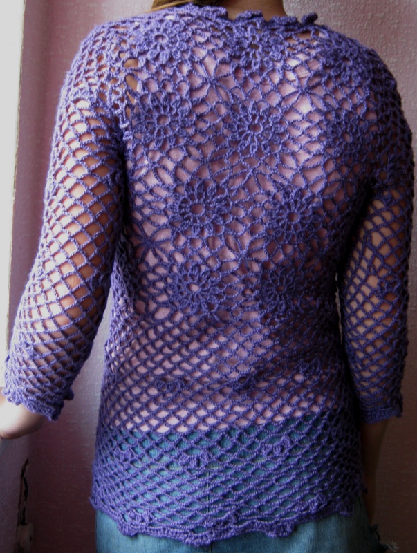 Violet cardigan picture no. 2