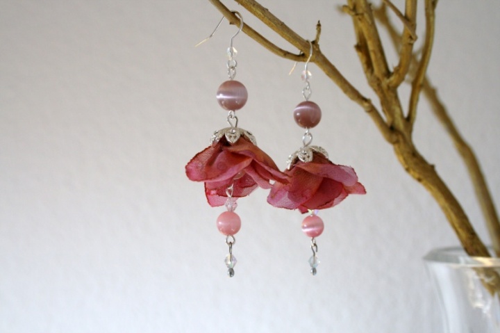 Earrings " cherry blossoms "