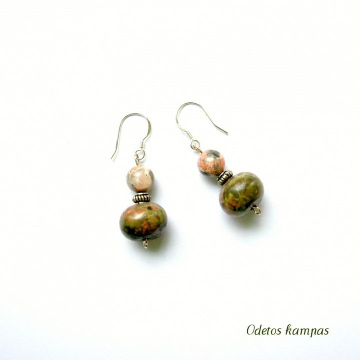 Earrings " forest "