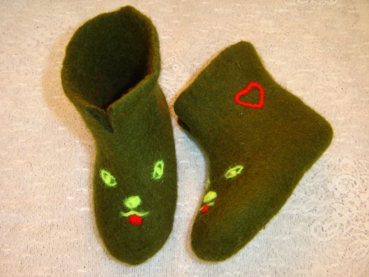 greenish boots