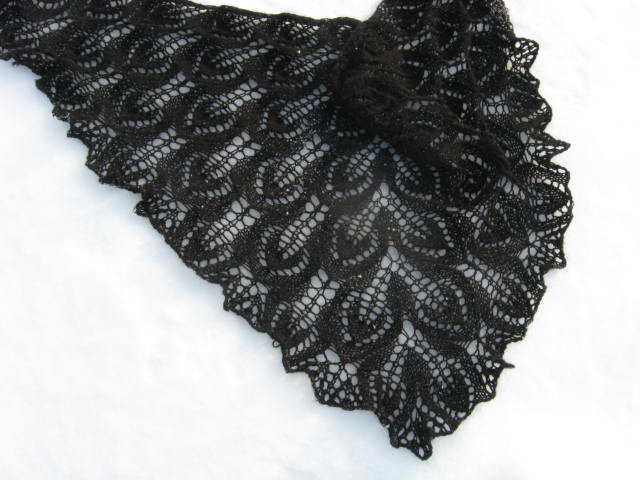 Black shawl