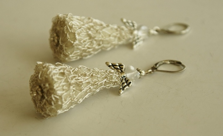 Earrings " & quot Baptism;