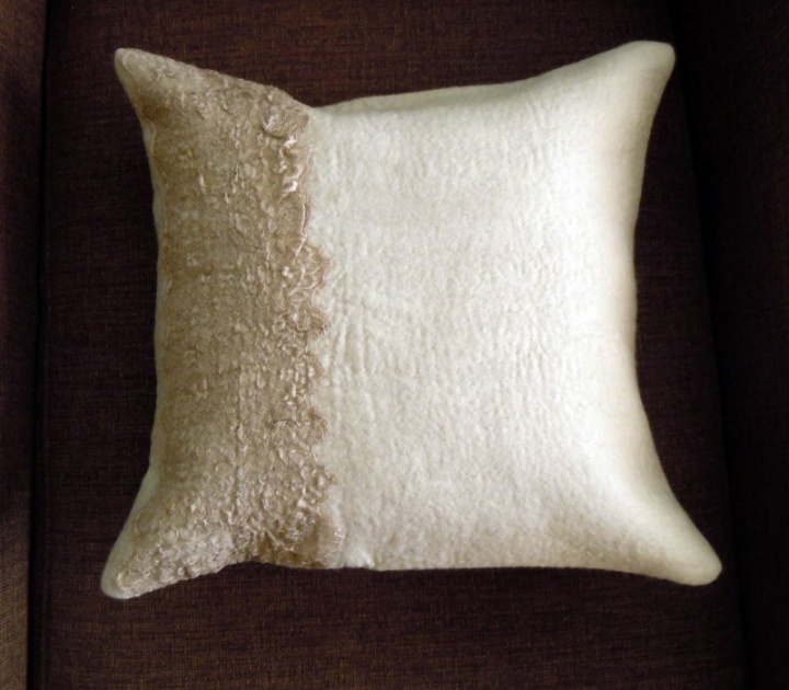 Cream cushion