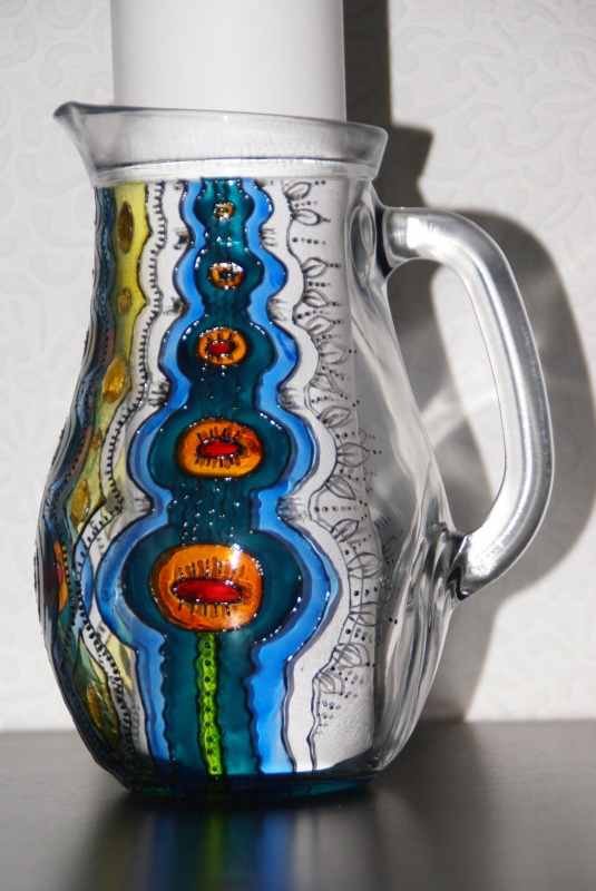 Pitcher " African motifs " picture no. 2