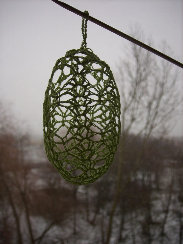 Crochet 3D Easter egg 4