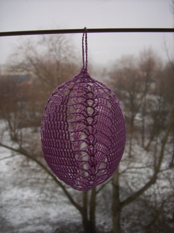 Crochet 3D Easter egg 5