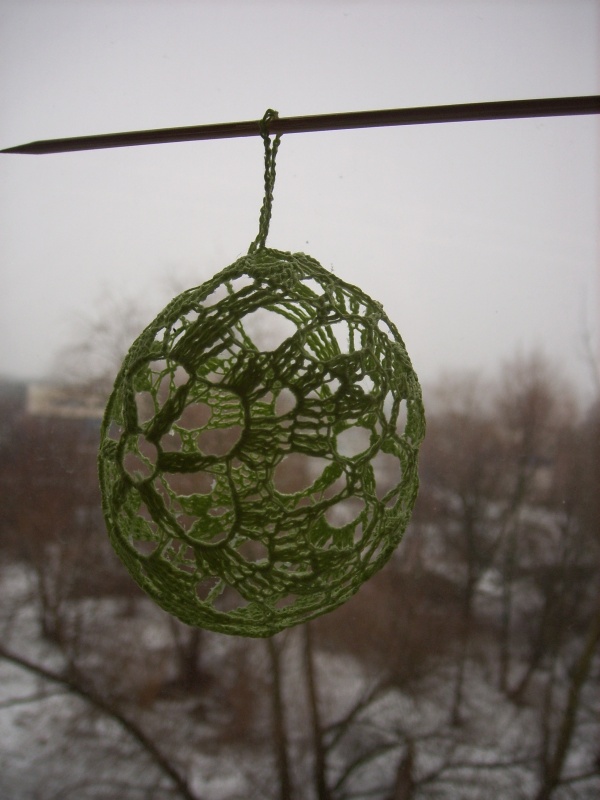 Crochet 3D Easter egg 6