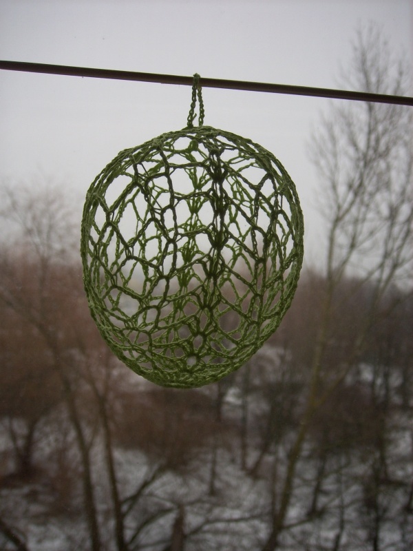 Crochet 3D Easter egg 7