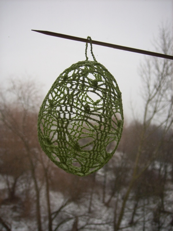 Crochet 3D Easter egg 9