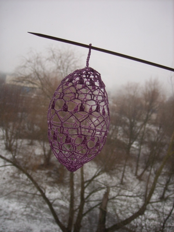 Crochet 3D Easter egg 11