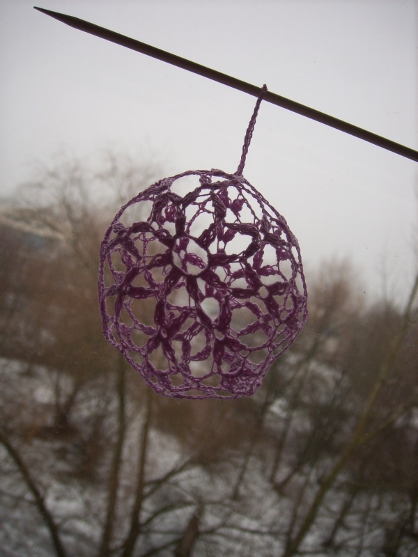 Crochet 3D Easter egg 12