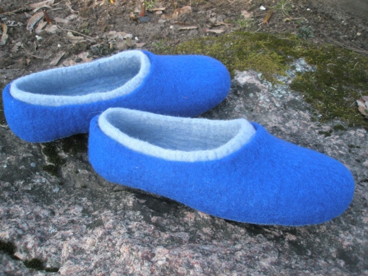 Blue slippers picture no. 2