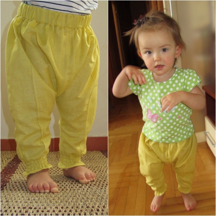 UNISEX linen pants harem style.