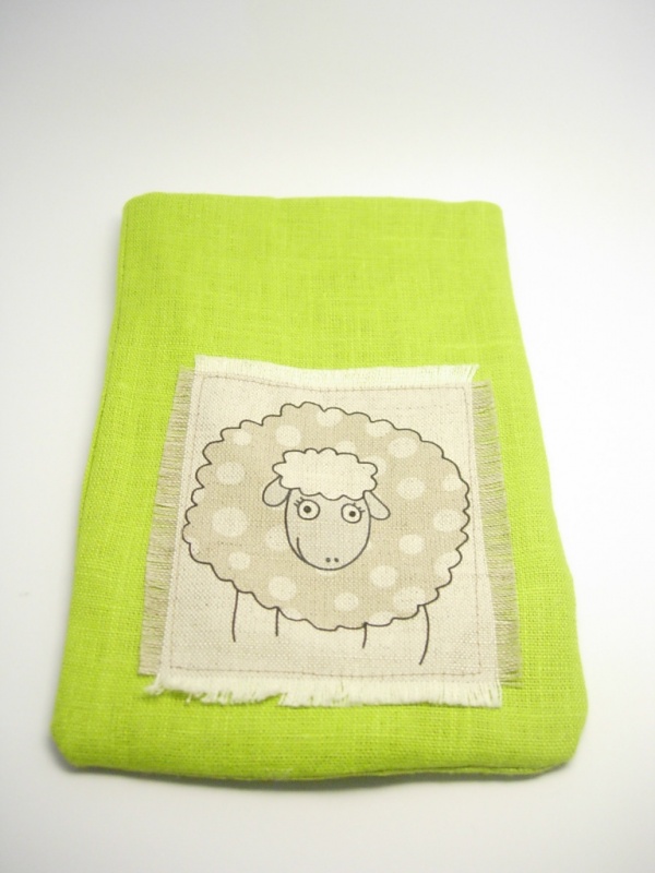 Linen bag with lamb picture no. 2