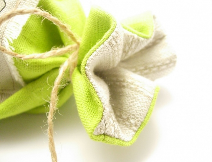 Linen bag with lamb picture no. 3