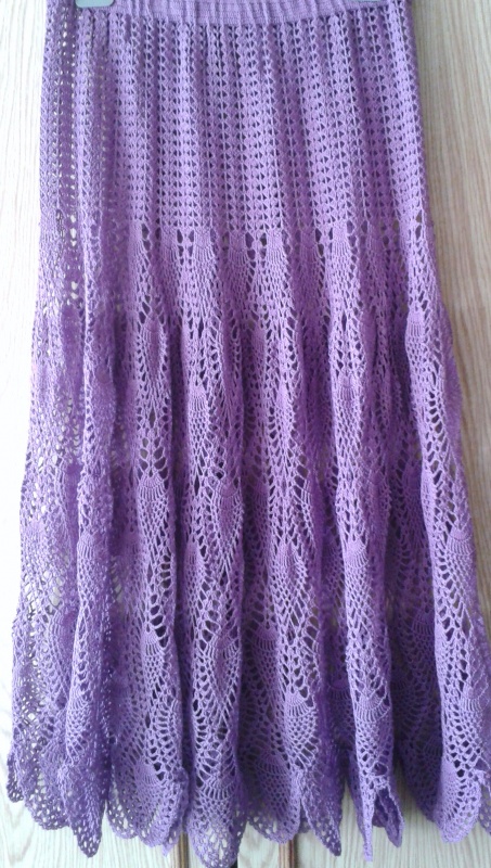 violetinis sijonas