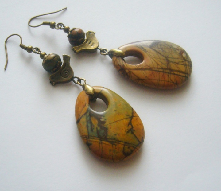 Jasper earrings
