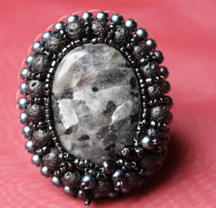 Lavish, sumptuous, stylish - brooch