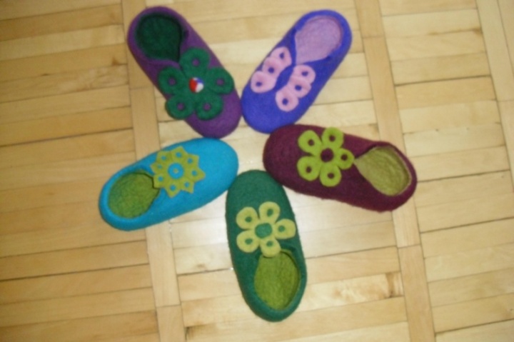 Slippers of wool picture no. 2