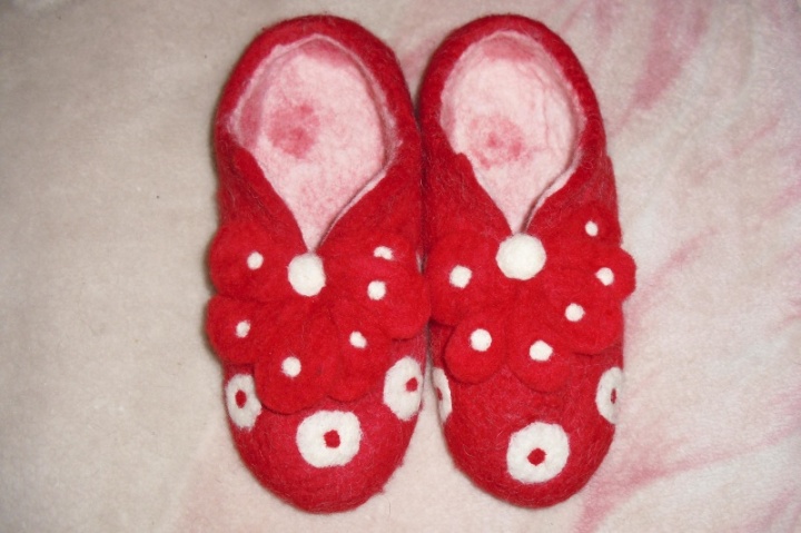 Slippers of wool picture no. 2