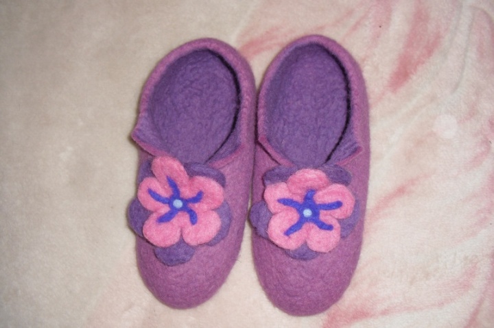 Slippers of wool picture no. 2