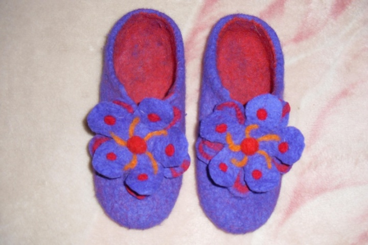 Slippers of wool picture no. 3