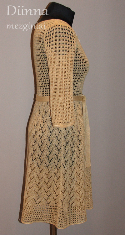Linen knitted dress picture no. 2