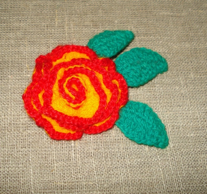 Brooch " rose "