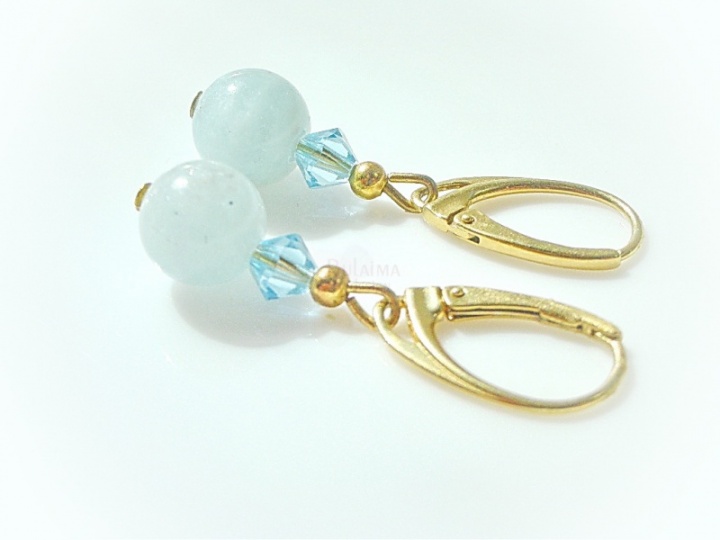 Aquamarine earrings