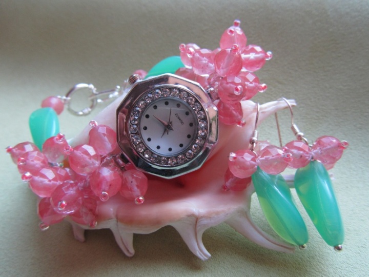 Clock - Spring blossom
