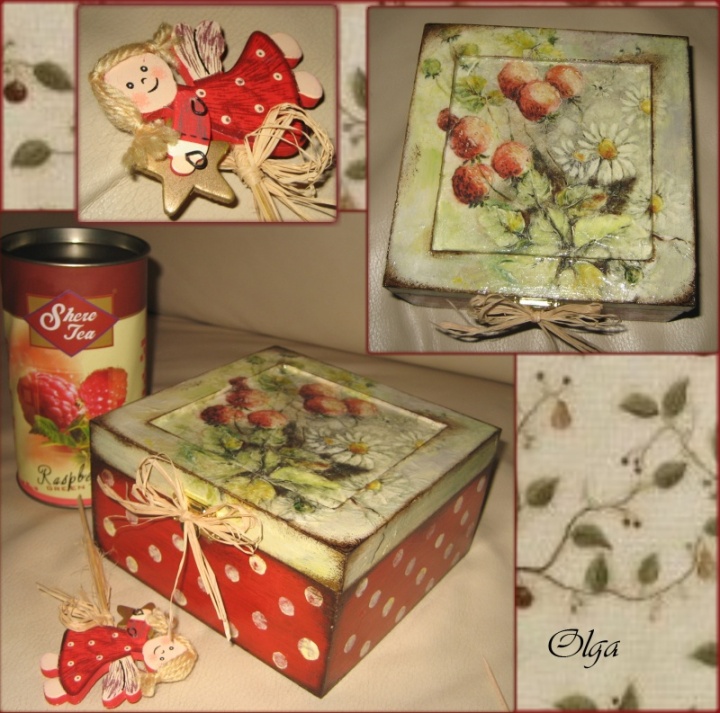 Box " Strawberry tea "