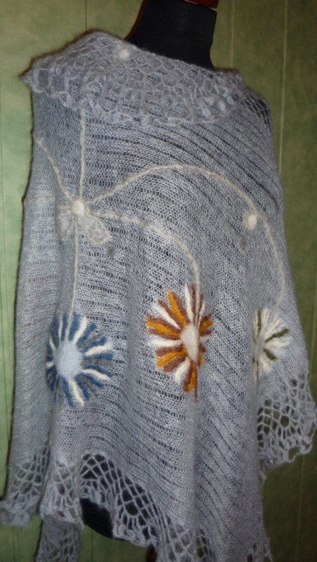 mohair gray robe with ivelimu picture no. 2