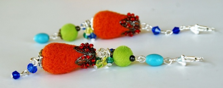 Earrings " colored III "