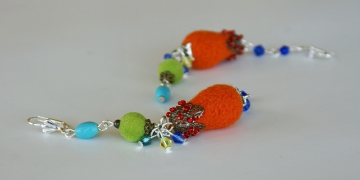 Earrings " colored III " picture no. 2
