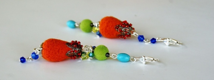 Earrings " colored III " picture no. 3