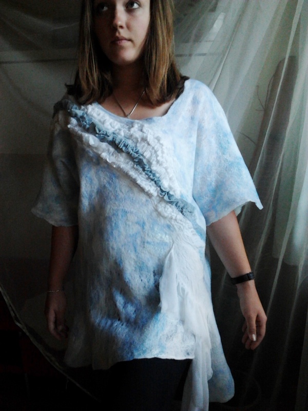 Felt tunic " Spatter " picture no. 2