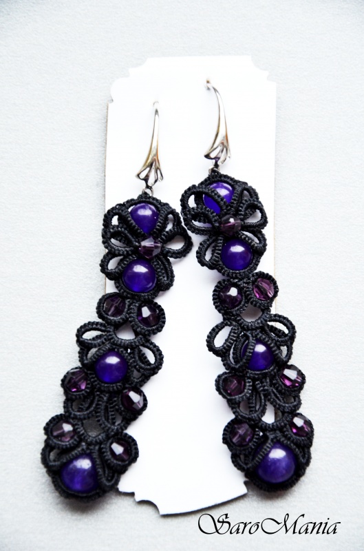 Amethyst earrings