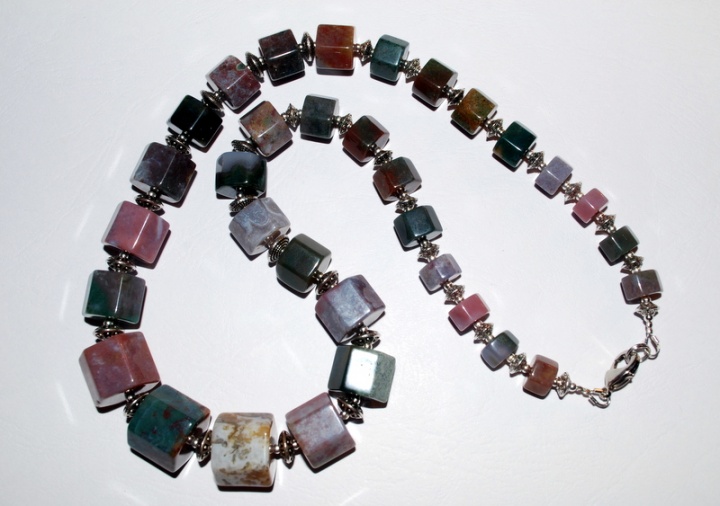 Agate necklace picture no. 2