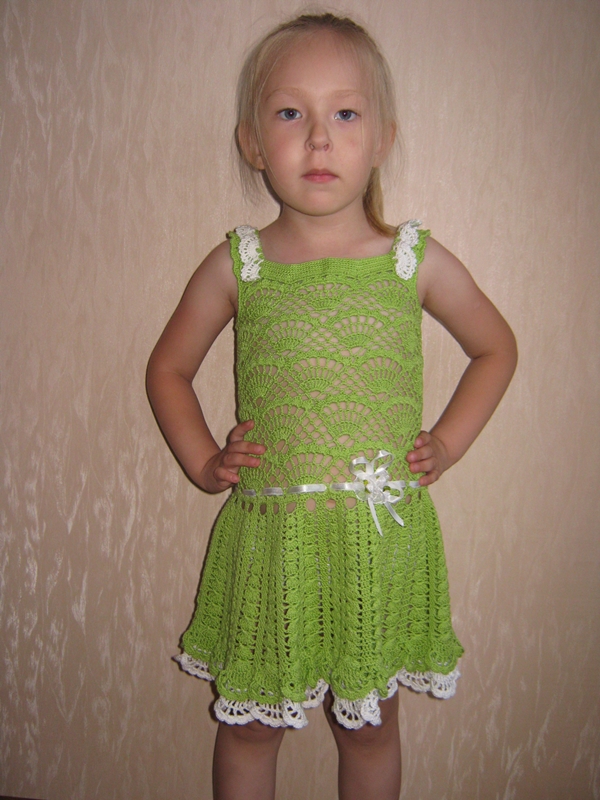 Dress " green meadow "