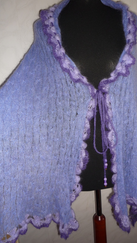 lilac mohair robe picture no. 2