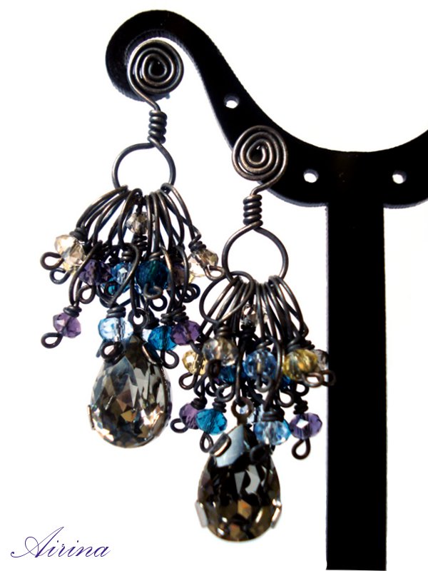 Dark Water with pendant