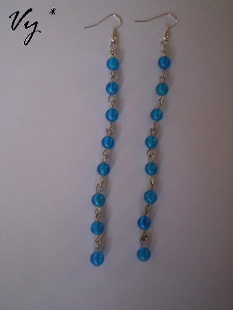 Blue earrings