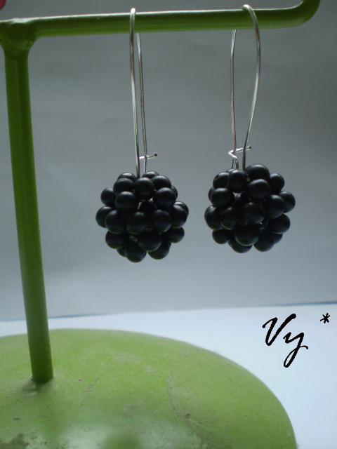 Black earrings