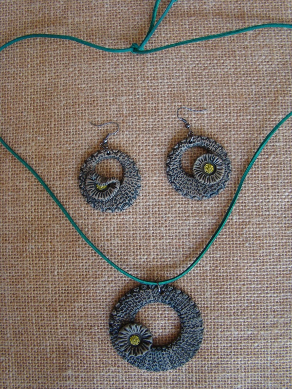 Earrings " & quot Flowering in the sunshine; picture no. 3