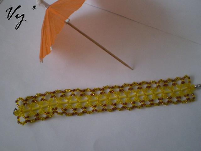 Yellow bracelet