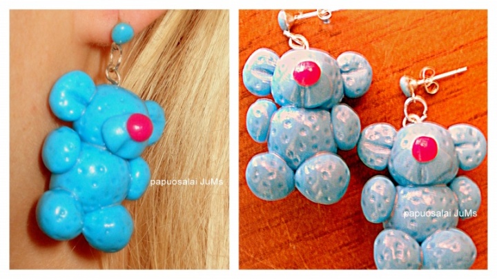 Earrings " teddy bear "